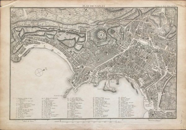 Plan de Naples - Lalande Joseph J.