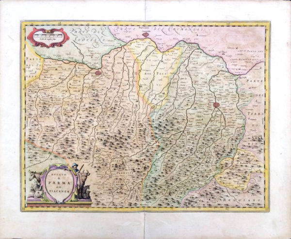 Ducato di Parma e Piacenza - Blaeu Joan