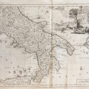 Carta Geografica del Regno di Napoli - Salmon Thomas