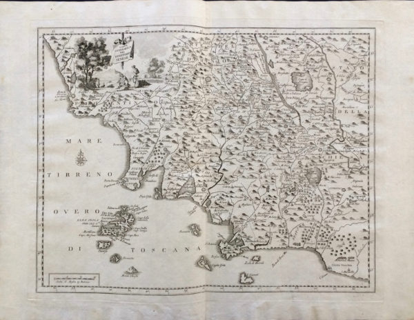 Carta Geografica del Territorio Senese - Salmon Thomas