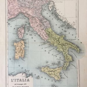 L’Italia al tempo di Napoleone 1810 - Vallardi Francesco
