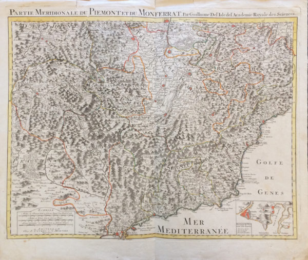 Partie Meridionale du Piémont et Montferrat - Delisle Guillaume & Philippe Buache