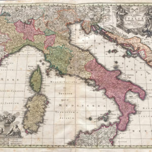 Nova et exactissima totius Italiae Sardiniae et Corsicae - Seutter Mattheus