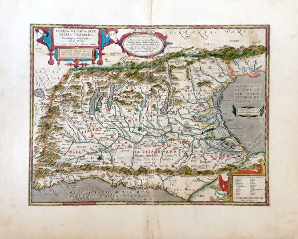 Italia Gallica, Sive Gallia Cisalpina - Ortelius Abraham