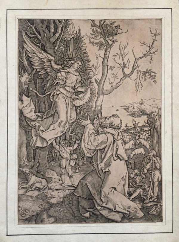 Un angelo appare a Gioacchino. Vita della Vergine - Raimondi da Dürer Albrecht