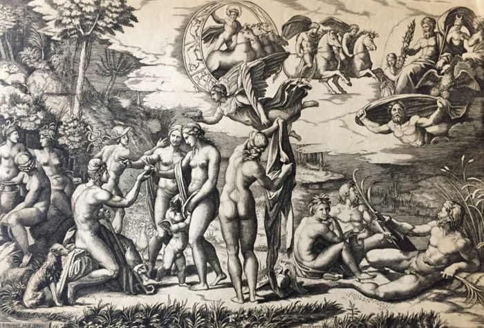 Marcantonio Raimondi Il Giudizio Di Paride Maps and Masters | Il Giudizio di Paride
