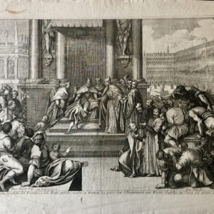 Ottone, il papa Alessandro III e il doge Sebastiano Ziani - Rossetti Domenico