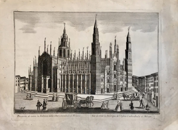 Prospeto di tutta la Fabrica della Chiesa Catedrale a Milano - Remondini