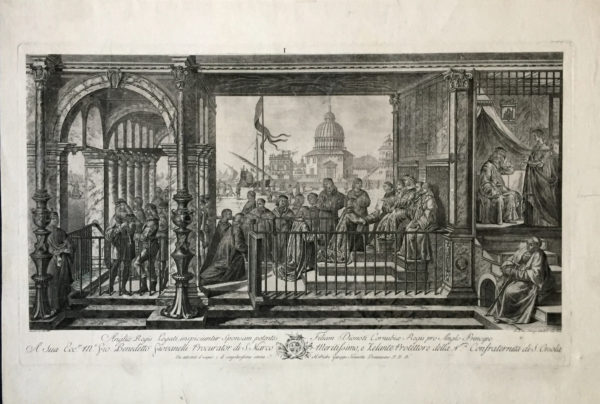 I legati. Veduta di Venezia al Conte Giovannelli - Pian Giovanni de