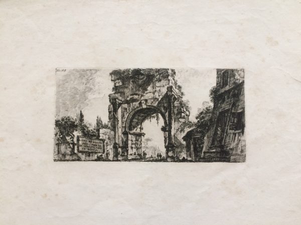 Arco di Druso alla Porta di Sebastiano in Roma - Piranesi Giovan Battista