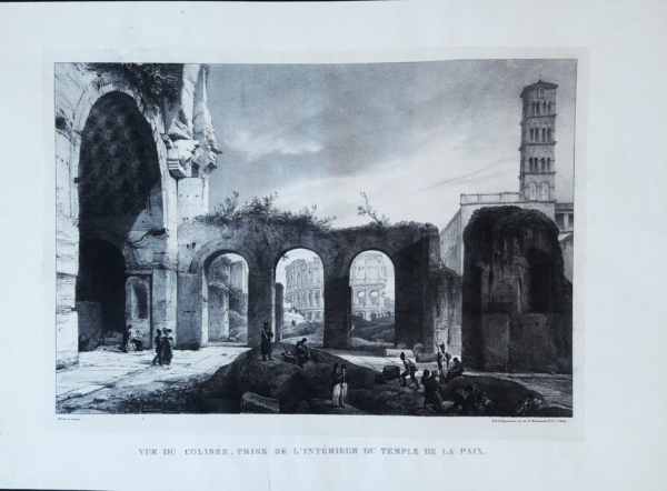 VE091 15/29 Vue du Colisee, prise de l’interieur du temple de la paix