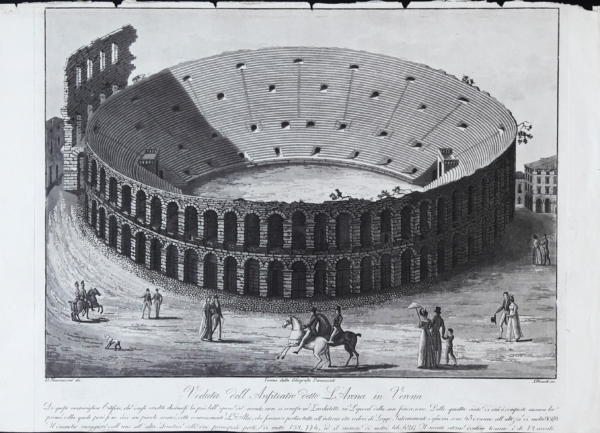 VE092 17/31 Veduta dell’Anfiteatro detto L’Arena di Verona